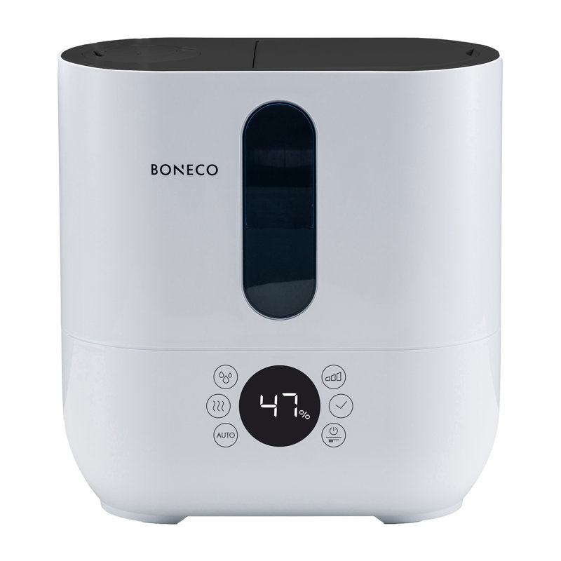 BONECO 1.32 Gallons Dual Mist Ultrasonic Tabletop Humidifier with Adjustable Humidistat for 650 Cubic Feet