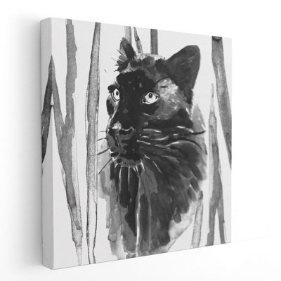 «Still Cat I», impression sur toile