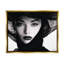 «Woman With Black Veil Floater Frame» par RB sur toile-336526722-336526723