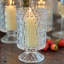 3 pièces Hurricane de table en verre transparent