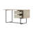 Solid Wood Steel Writing Desk