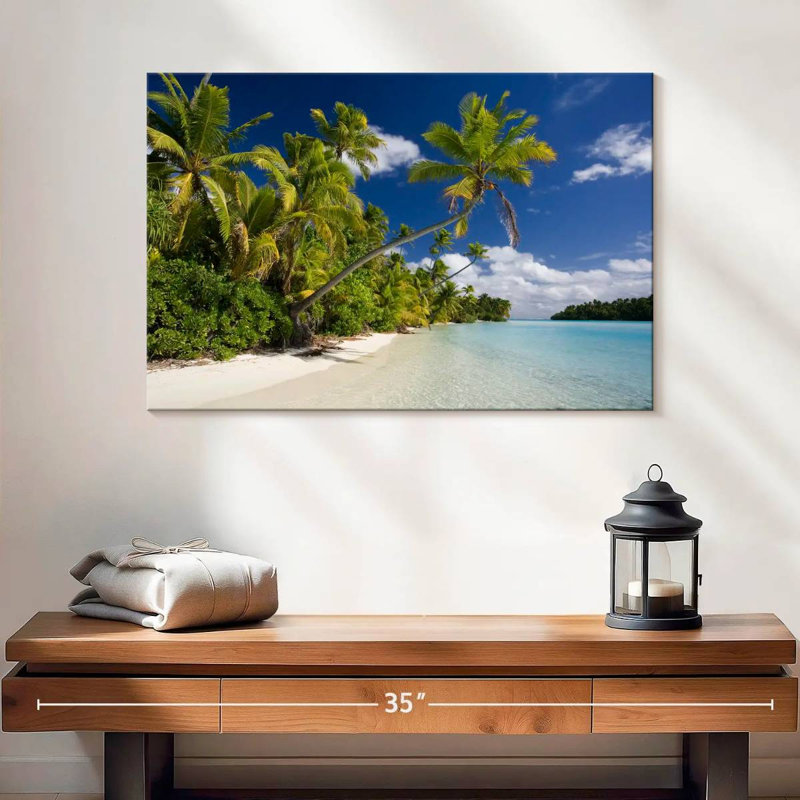 Gillard Tropical Aitutaki Lagoon, H 16 po x l 24 po