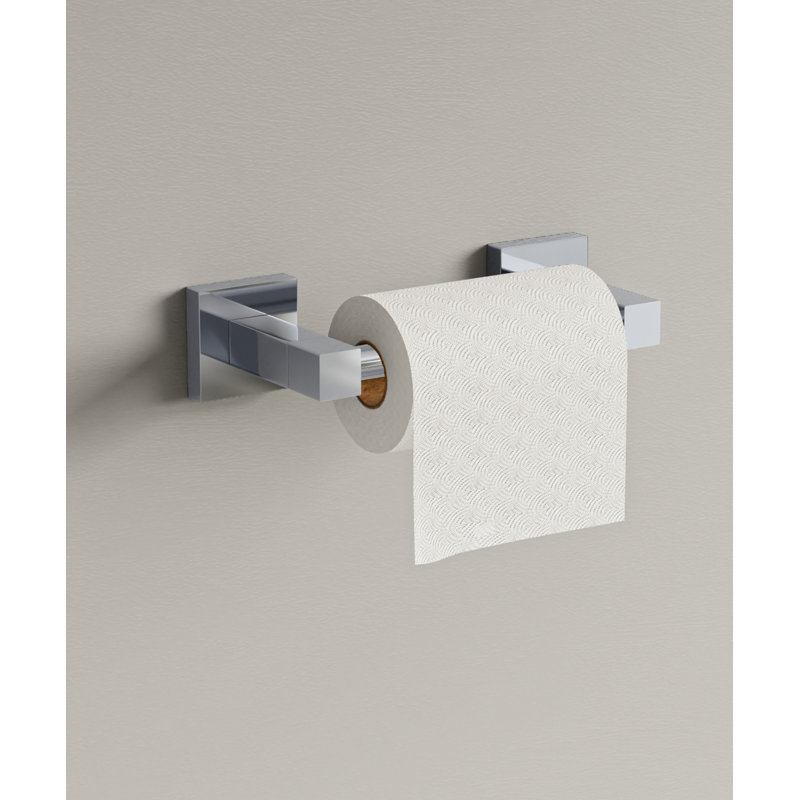 Porte-papier hygiénique pivotant double Radiance, Chrome poli