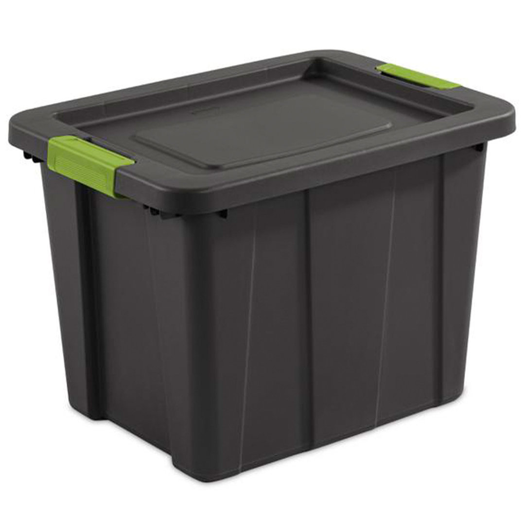 Plastic Storage Tote Container Bin with Lid Sterilite