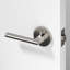  Brio Privacy Door Lever Modern Concealed Design For (Bed & Bath) – Sleek Minimalist Style in Brushed Nickel-114645643