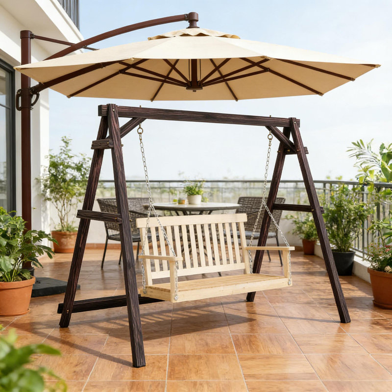Cadre de cour arrière, support de chaise suspendue en forme de A, support de chaise suspendue robuste (seulement support de chaise suspendue), chaise