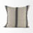 Beige And Black Striped Pillow Cover