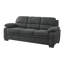 Hugh 80 Inch Sofa, Soft Foam Cushioned, Solid Wood-2073832981