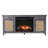 Clubmoss TV Stand for TVs up to 55" with Electric Fireplace Included