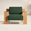 Ridge Outdoor Teak Lounge Chair-1952991425