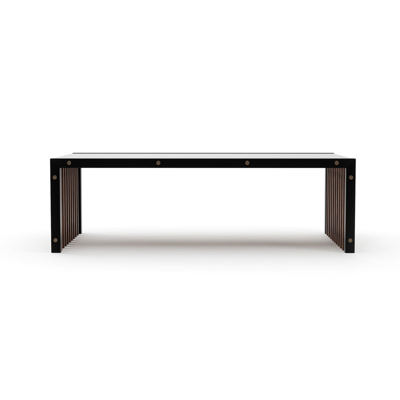 PINSTRIPE DARK COCKTAIL TABLE