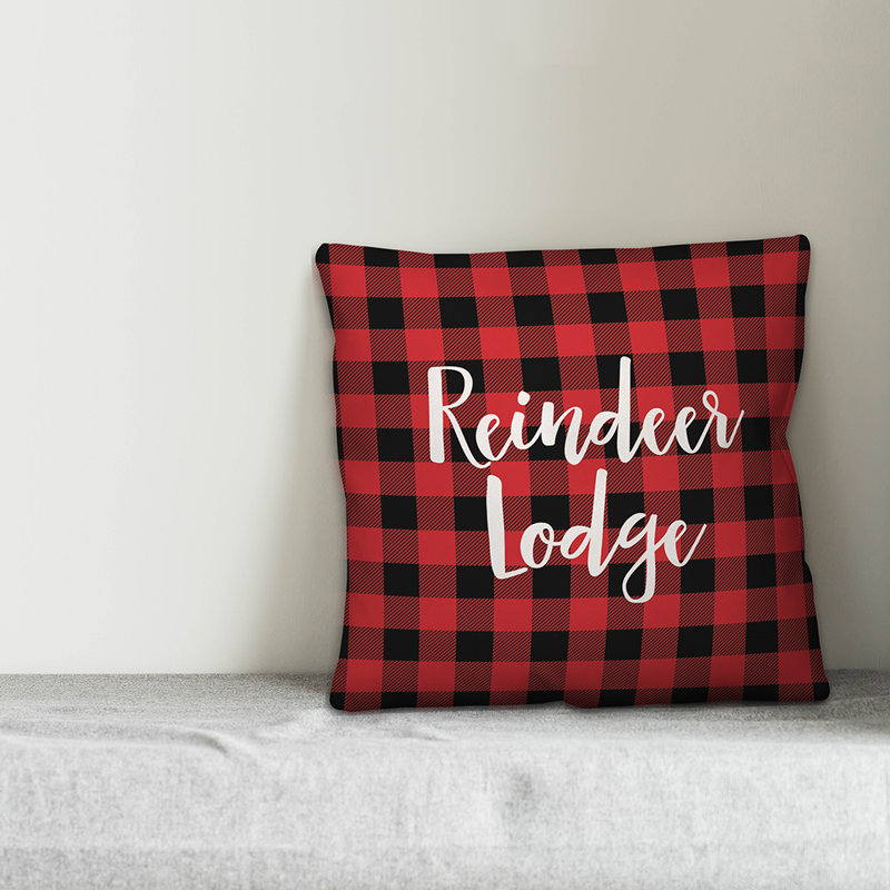  Coussin Reindeer Lodge in Buffalo, Housse de coussin