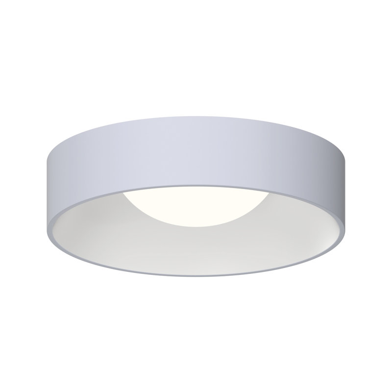 Ilios 1 - Light LED Flush Mount, 3000K, Dove Gray
