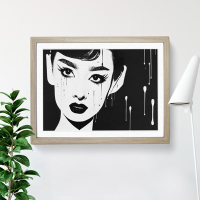 Monochrome Woman Vol.2 - Framed Print