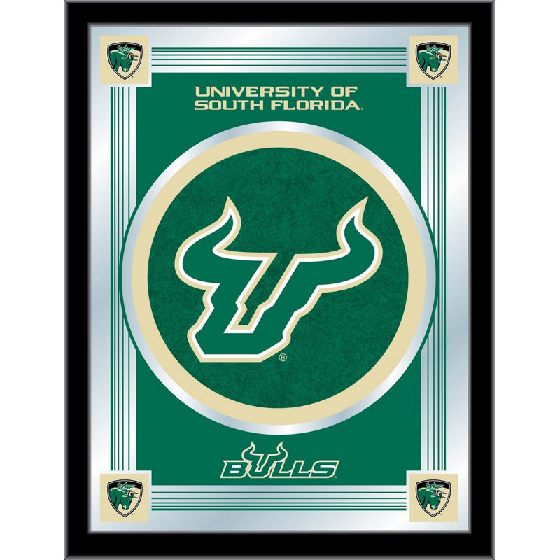NCAA Logo Mirror, impression encadrée, South Florida