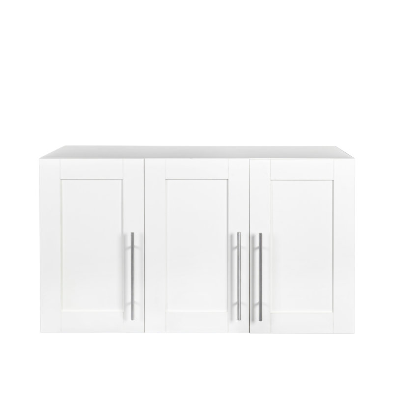 Armoire de rangement murale empilable à double charme de rangement et de présentation
