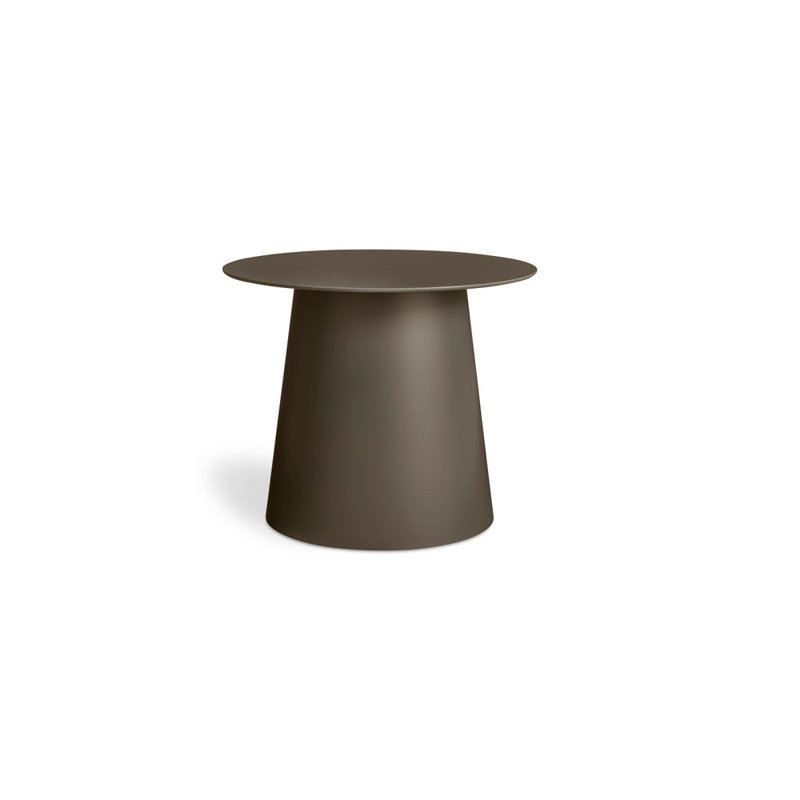 Circula End Table, Dark Olive, 12" H x 15" W x 15" D