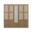 5 Door Manufactured Wood Wardrobe