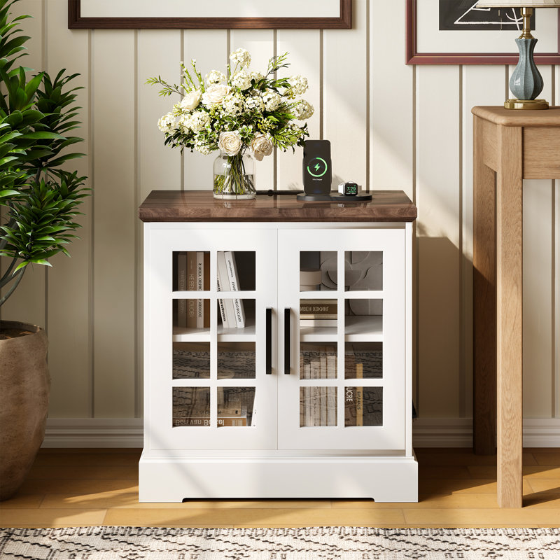 60cm W Composite Bedside Table