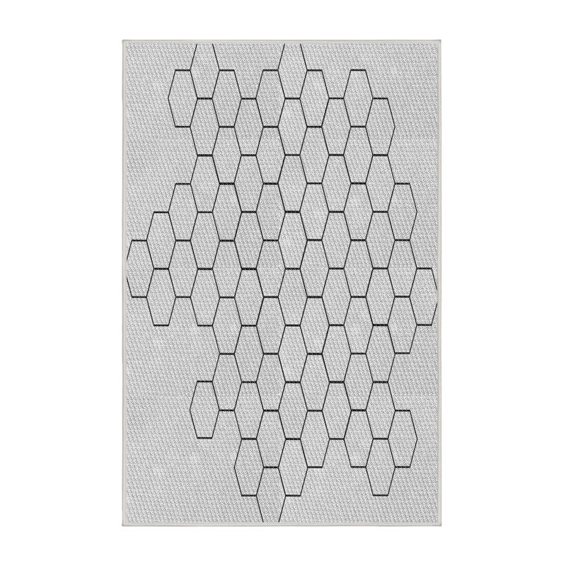 Tapis 100% motif lavable à la machine 1710, Rectangle de 2 pi x 3 pi