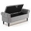 Banc de rangement rembourré Demetric-1211652699