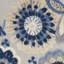 Tapis intérieur / extérieur bleu / gris / ivoire à motif floral Adamo-1183806205