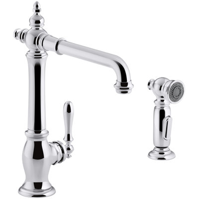 Artifacts® Single Handle Kitchen Sink Faucet with Accessories