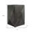 18" Graphite Aluminum Square Block End Table