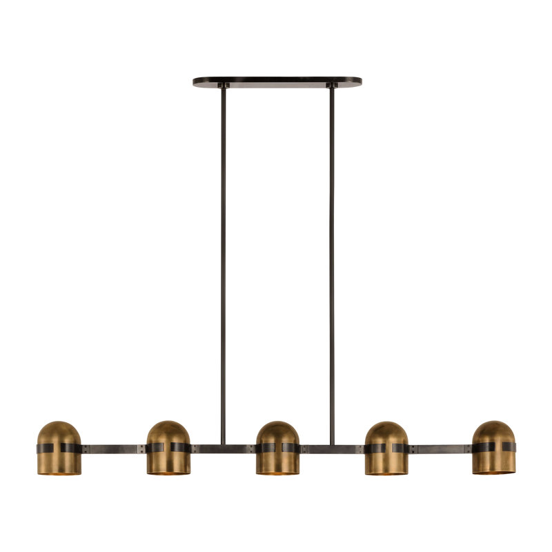 Avroko Octavia 5-light extra large linear chandelier