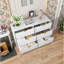 Armoire de rangement robuste à panneau de particules 76 po à 6 tiroirs H 76 po-1526986055