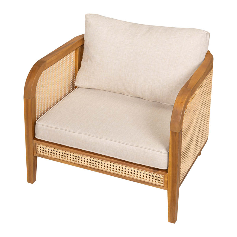 Chaise avec accoudoirs de patio Kirkby