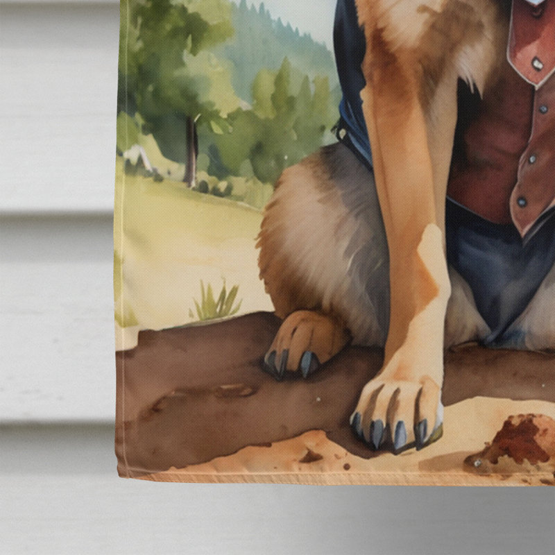Drapeau Cowboy Welcome House, Berger allemand
