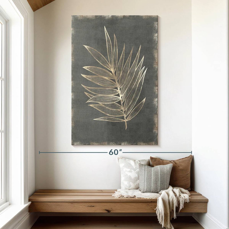 Harnek Gilded Botanical I, 51" H x 34" W
