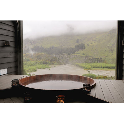 Queenstown Hot Tub - Photographie sur toile tendue