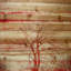 « red branches » par parvez taj,, reproduction d’art sur bois de pin naturel-23840141