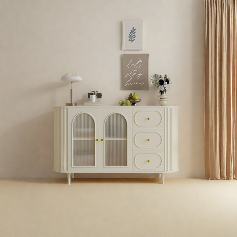 Armoire de rangement de style crème