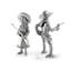 Western Salt And Pepper Shaker Set