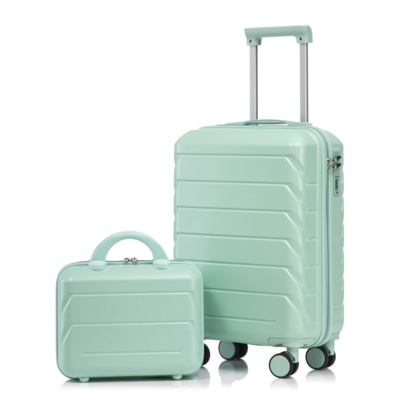14 "/ 20" 2 pièces / ensemble en valise à roulettes ABS