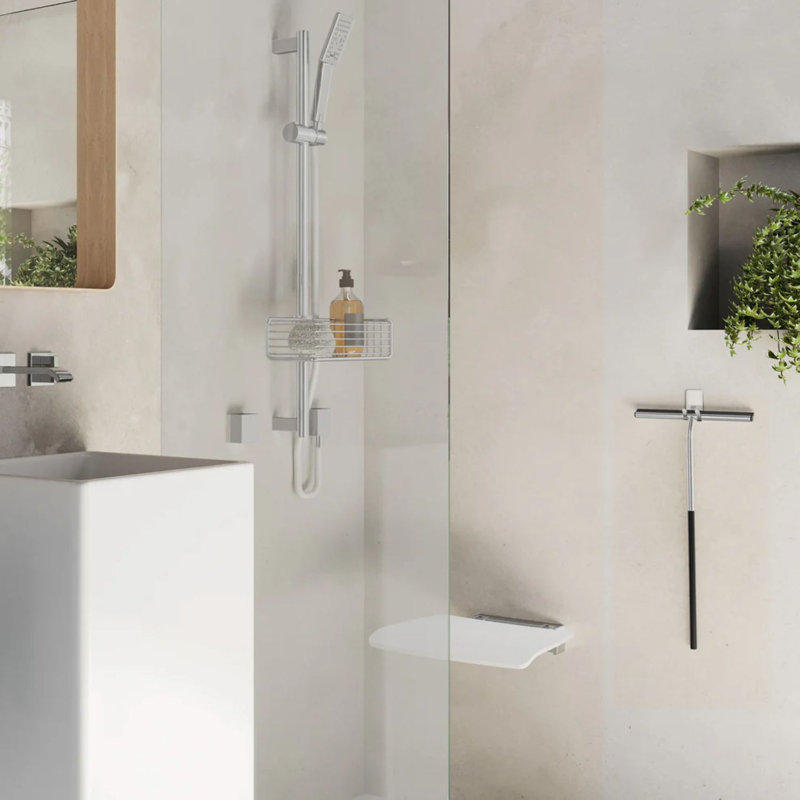 Serviteur de douche Ishayu, Chrome poli