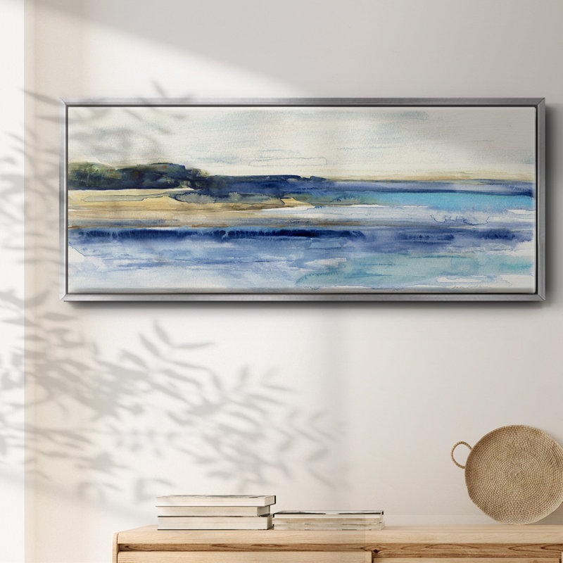 Indigo Bay- Framed Canvas