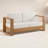 Shay 68" Outdoor Sofa In Oiled Eucalyptus