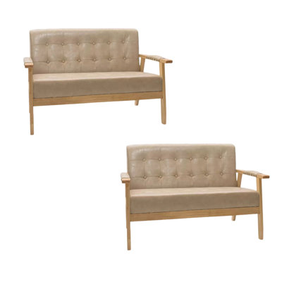 Élégant banc double décontracté Bar Cafe
