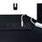 Black Gaming Desk With LED Light