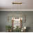 Kaymarie 8 - Light Flat White/Electroplated Copper Kitchen Island Pendant