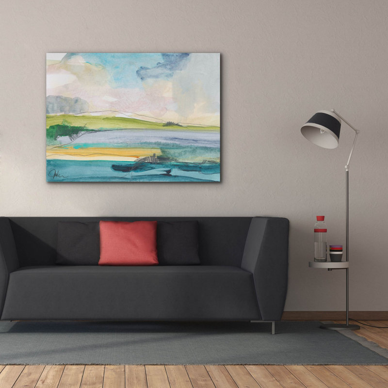 «Amid The Jewels» par Jan Weiss, art mural sur toile, H 40 po x l 54 po x P 1,5 po
