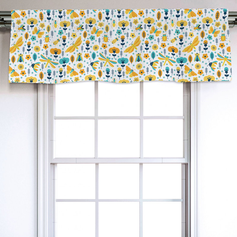 Sateen Ruffled Window Valance