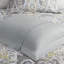 6 Piece Cotton Comforter For King - Grey With Fine Details In Bedding