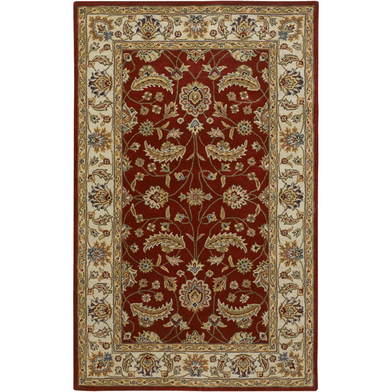 Arnedra Oriental Hand-Tufted Wool Area Rug, Rectangle 2' x 3'