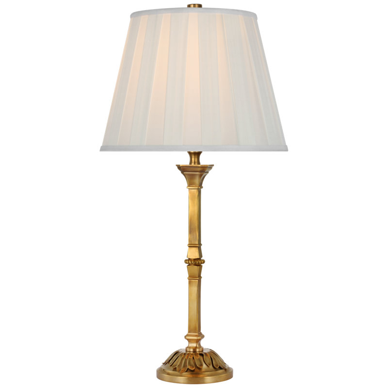 Doris Table Lamp, Natural Brass