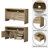 60" Wood Modern 3-Door Sideboard With Solid Wood Veneer-116970429